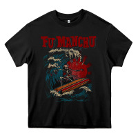 Black fu manchu Heavy Core Tee - artisFamous