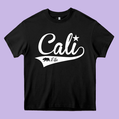 Camo Cali Heavy Core Tee Designed By Artisfamous