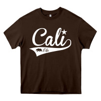 Chocolate Brown camo cali Heavy Core Tee - artisFamous