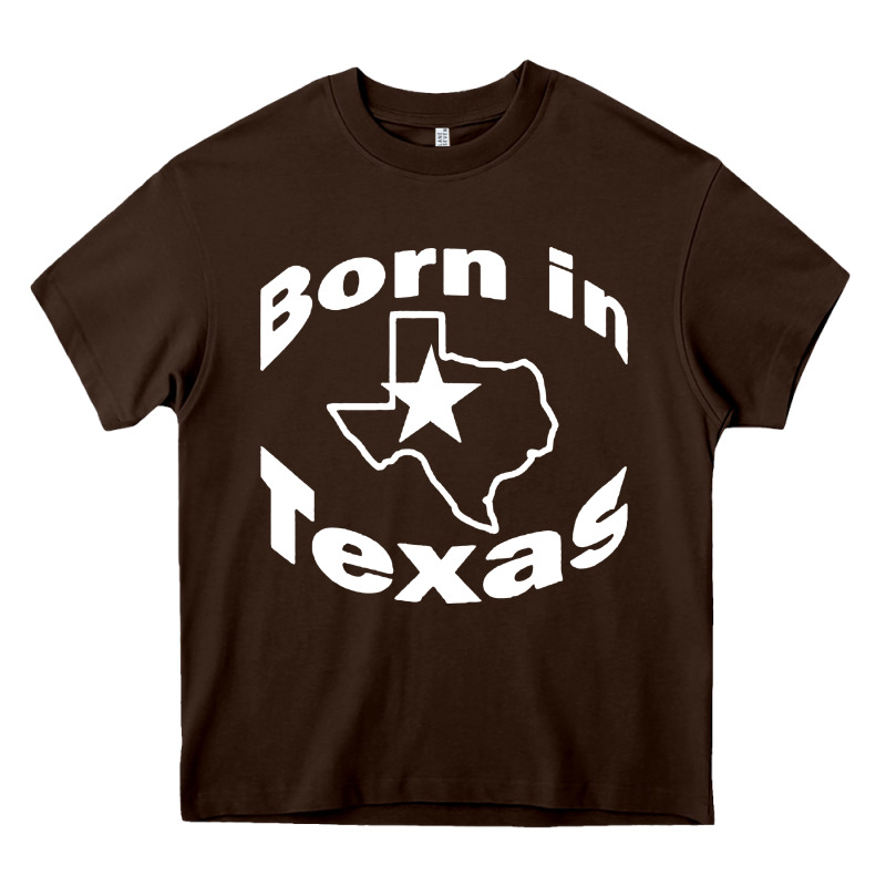 Born In Texas Heavy Core Tee by artisFamous | Teevron