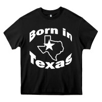 Black born in texas Heavy Core Tee - artisFamous