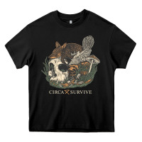 Black Circa Survive Heavy Core Tee - artisFamous