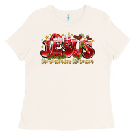 Bone Jesus The Reason For The Season Ladies Tee - CowhideDigitalArt