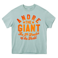 Arona andre the giant 8th wonder of the world Heavy Core Tee - artisFamous