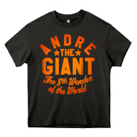 Asphalt andre the giant 8th wonder of the world Heavy Core Tee - artisFamous