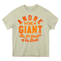 Mossy andre the giant 8th wonder of the world Heavy Core Tee - artisFamous