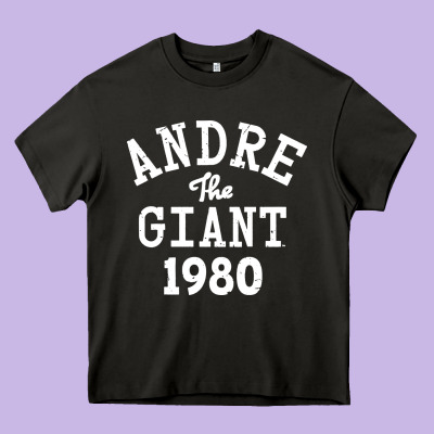 Andre The Giant 1980 Heavy Core Tee Designed By Artisfamous