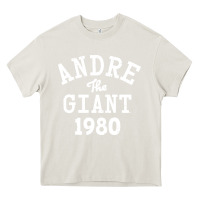 Cream andre the giant 1980 Heavy Core Tee - artisFamous