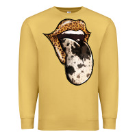 Antique Gold Western Leopard Cowhide Tongue Premium Sweatshirt - Jasminsmagicworld