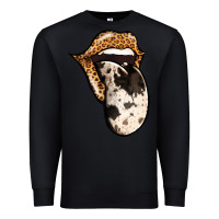 Black Western Leopard Cowhide Tongue Premium Sweatshirt - Jasminsmagicworld