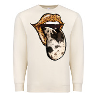 Sandshell Western Leopard Cowhide Tongue Premium Sweatshirt - Jasminsmagicworld