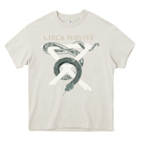 Cream Circa Survive Heavy Core Tee - artisFamous