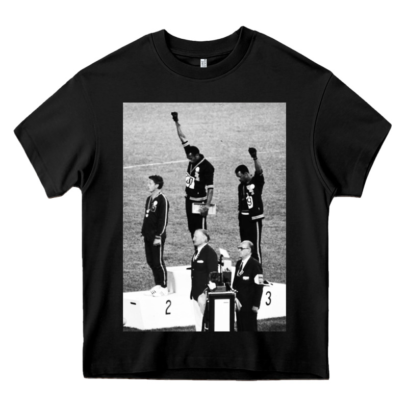 Black Power Black Fist 1968 Olympics Heavy Core Tee by artisFamous | Teevron