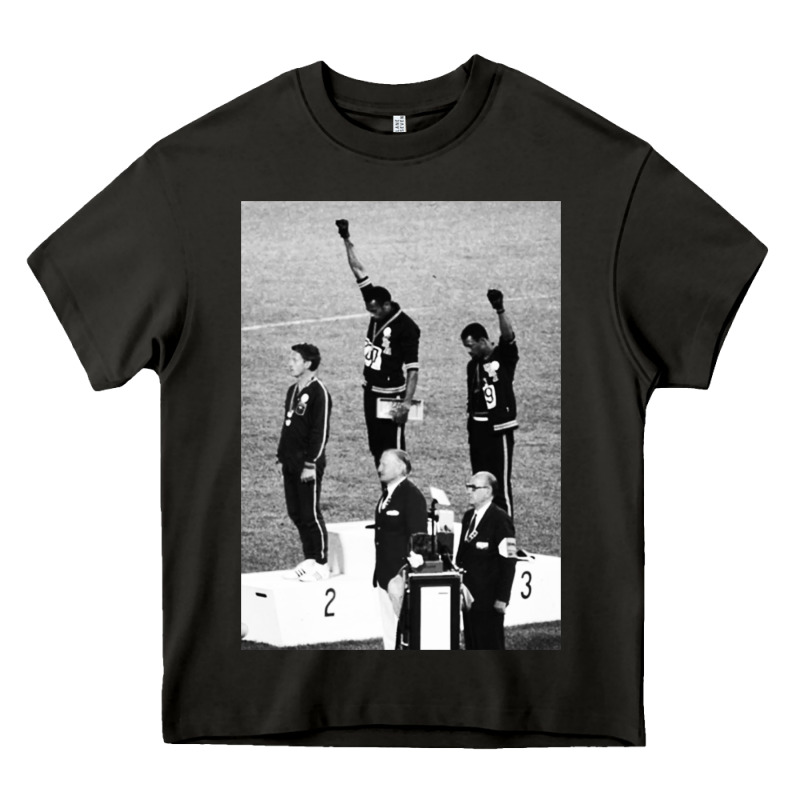 Black Power Black Fist 1968 Olympics Heavy Core Tee by artisFamous | Teevron