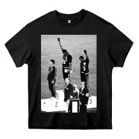 Black black power black fist 1968 olympics Heavy Core Tee - artisFamous