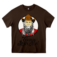 Chocolate Brown chris stapleton Heavy Core Tee - artisFamous