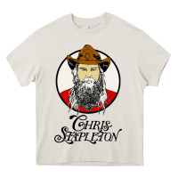 Cream chris stapleton Heavy Core Tee - artisFamous