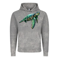 Cloud Rock sea turtle Vintage Hoodie - Artiststas