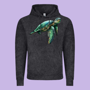 Sea Turtle Vintage Hoodie Designed By Artiststas