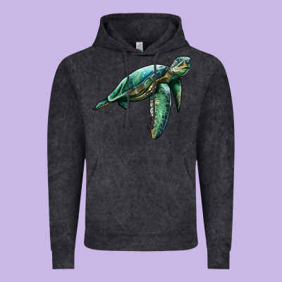 Sea Turtle Vintage Hoodie Designed By Artiststas