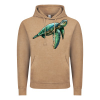 Vintage Coffee sea turtle Vintage Hoodie - Artiststas
