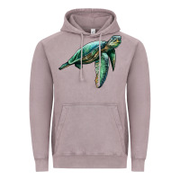 Vintage Zinc sea turtle Vintage Hoodie - Artiststas