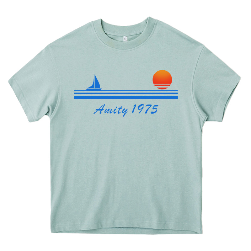 Amity Island 1975 Heavy Core Tee by artisFamous | Teevron