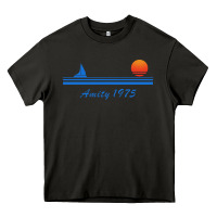 Asphalt amity island 1975 Heavy Core Tee - artisFamous