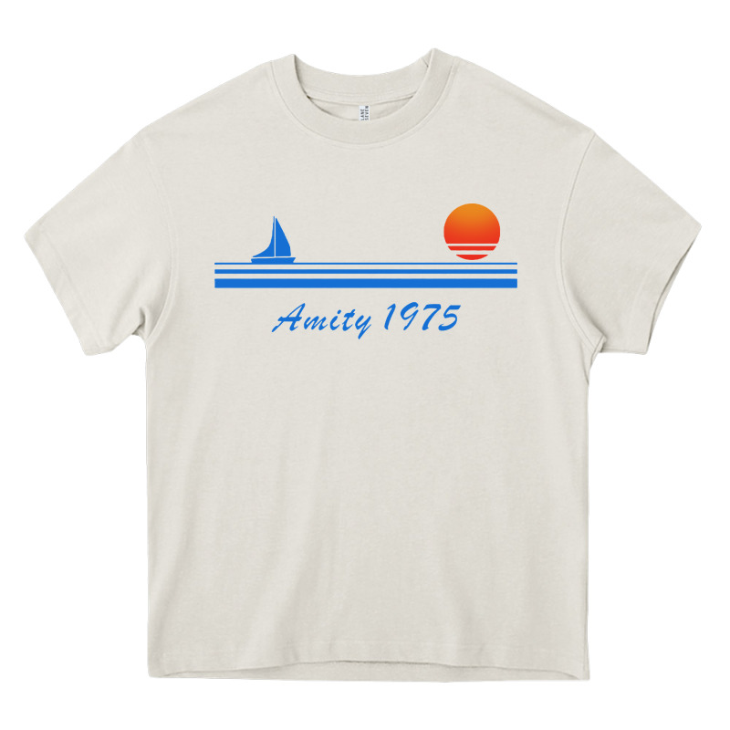Amity Island 1975 Heavy Core Tee by artisFamous | Teevron