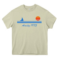 Mossy amity island 1975 Heavy Core Tee - artisFamous