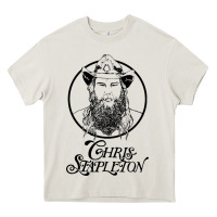 Cream chris stapleton Heavy Core Tee - artisFamous