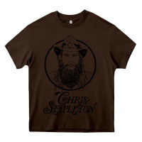 Chocolate Brown chris stapleton Heavy Core Tee - artisFamous