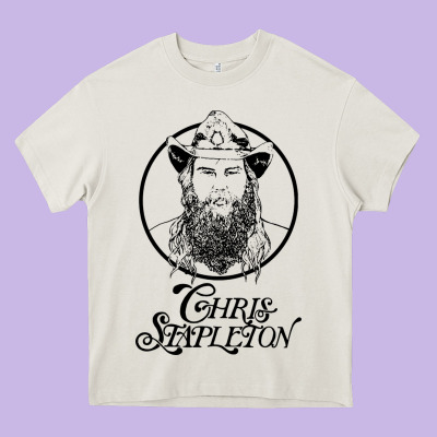 Chris Stapleton Heavy Core Tee Designed By Artisfamous