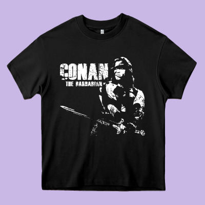 Conan The Barbarian Vintage Heavy Core Tee Designed By Artisfamous