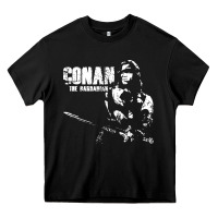 Black conan the barbarian vintage Heavy Core Tee - artisFamous