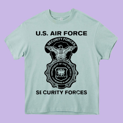 Air Force Security Forces Heavy Core Tee Designed By Artisfamous
