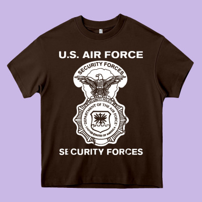 Air Force Security Forces Heavy Core Tee Designed By Artisfamous