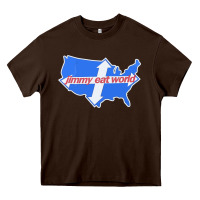 Chocolate Brown Jimmy Eat World Heavy Core Tee - artisFamous