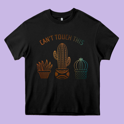 Cool Cactus Heavy Core Tee Designed By Artisfamous