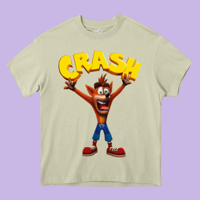 Crash Bandicoot Heavy Core Tee Designed By Artisfamous