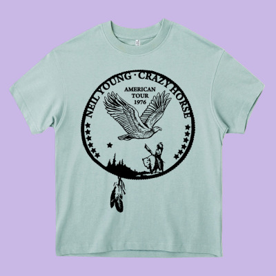American Tour 1976 Heavy Core Tee Designed By Artisfamous