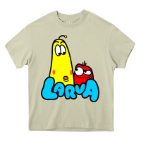 Mossy larva cartoon Heavy Core Tee - artisFamous
