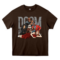 Chocolate Brown doom breakfast patrol Heavy Core Tee - artisFamous