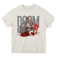 Cream doom breakfast patrol Heavy Core Tee - artisFamous