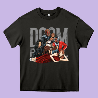 Doom Breakfast Patrol Heavy Core Tee Designed By Artisfamous