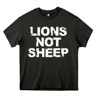 Asphalt lions not sheep Heavy Core Tee - artisFamous