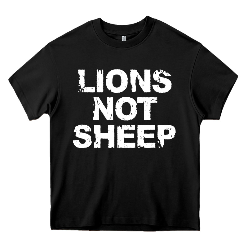 Lions Not Sheep Heavy Core Tee by artisFamous | Teevron