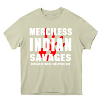 Mossy merciless indian savages Heavy Core Tee - artisFamous