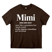 Chocolate Brown mimi Heavy Core Tee - artisFamous