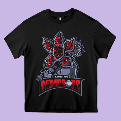 Hawkins Demodogs Heavy Core Tee Designed By Artisfamous